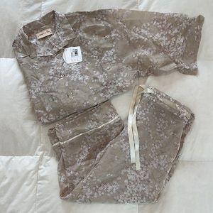 Silk pajama set